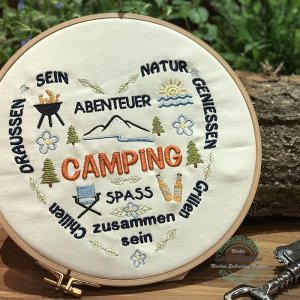 Stickdatei Camping Camper Herz 20x20