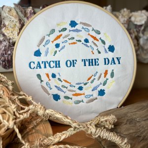 Stickdatei &quot;Catch of the Day&quot; 20x20