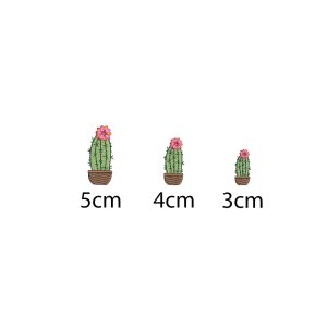 Stickdatei Kaktus in 3 Gr&ouml;&szlig;en