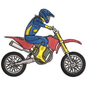 Stickdatei Motocross 10x10